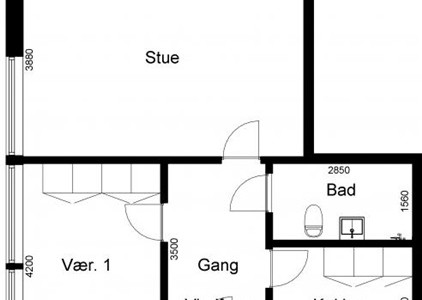 Hus/villa 2 værelses hus/villa på 65 m2