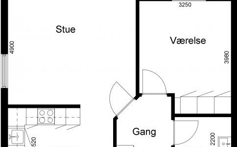 Hus/villa 2 værelses hus/villa på 68 m2