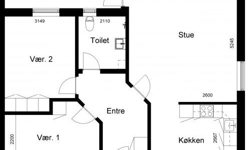 Hus/villa 3 værelses hus/villa på 83 m2