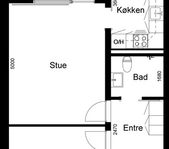 Lejlighed 67 m2 lejlighed på Karen Blixens Vej