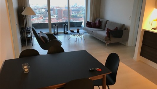 Lejlighed Ny lejlighed på 17. etage i Ceres Panorama i Århus centrum med fantastisk udsigt over byen og Århusbugt