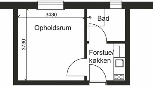 Værelse 25 m2 værelse på Merkurvej