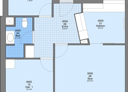 Lejlighed Lejlighed til 6.650 kr.