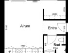 Lejlighed 1 værelses lejlighed på 50 m2
