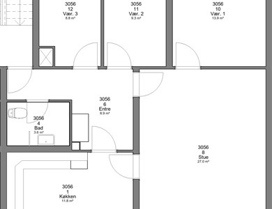 Lejlighed 103 m2 lejlighed på Hjortestien