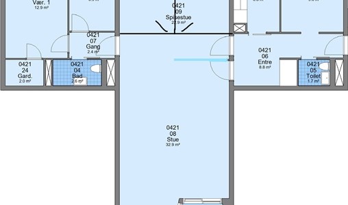 Byttebolig 130 kvm på 12. sal i Sorgenfri
