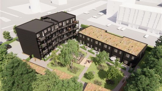 Lejlighed Helt ny 3-værelses lejlighed med altan og p-plads – flyt ind som den allerførste