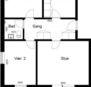Lejlighed Humlevej, 83 m2, 3 værelser, 6.259 kr.
