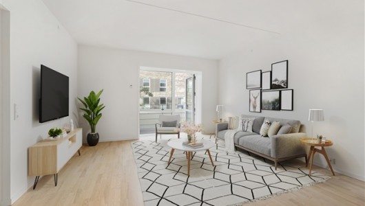 Lejlighed Lys og rummelig 4-værelses lejlighed i Valby