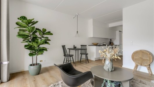 Lejlighed Moderne toværelses bolig med god plantegning