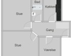 Lejlighed Central 3v delevenlig