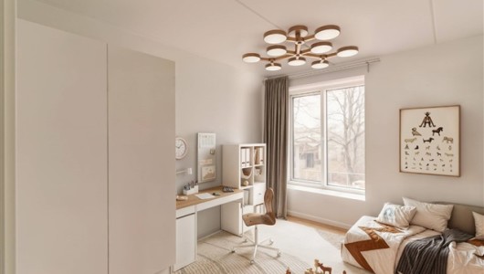 Lejlighed Stilfuld 3 vær. med praktisk indretning samt vestvendt altan