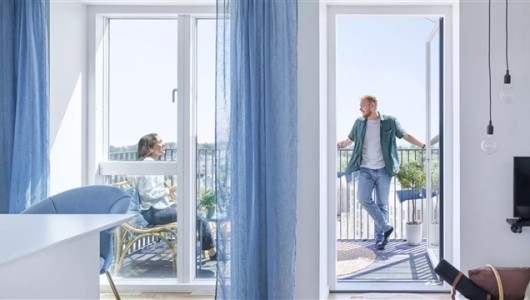Lejlighed Sydøstvendt stuelejlighed med udgang til terrasse