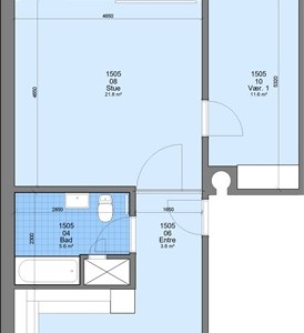 Lejlighed 2 værelses lejlighed på 72 m2 Lejlighed 2 værelses lejlighed på 72 m2