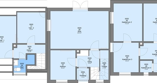 Lejlighed 3 værelses lejlighed på 84 m2