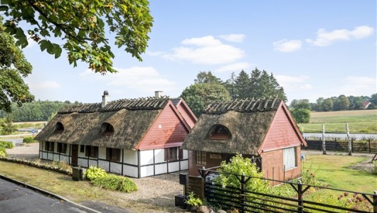 Hus/villa Hyggeligt hus med stråtag og  bindingsværk