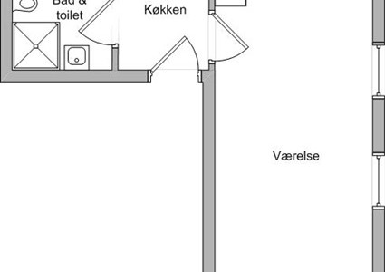 Lejlighed 1 værelses, Caroline Amalie Vej Lejlighed 1 værelses, Caroline Amalie Vej