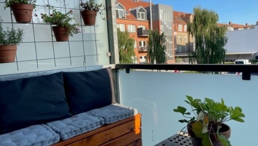 Lejlighed Flot 2-værelses med altan i Aarhus C