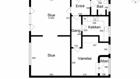 Lejlighed Lejlighed med fransk altan Lejlighed Lejlighed med fransk altan