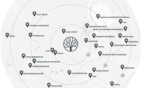 Lejlighed 2 værelser for 6.595 kr. pr. måned