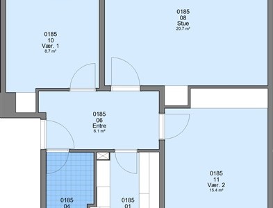 Lejlighed 3 værelser for 4.945 kr. pr. måned Lejlighed 3 værelser for 4.945 kr. pr. måned