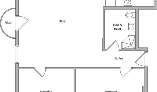 Lejlighed 3 værelses, Fredensvej