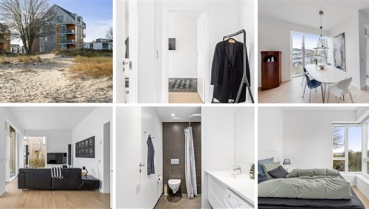 Lejlighed 3-værelses stuelejlighed med terrasse – direkte adgang til stranden