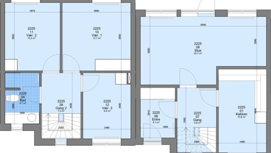 Lejlighed 4 værelses lejlighed på 104 m2 Lejlighed 4 værelses lejlighed på 104 m2