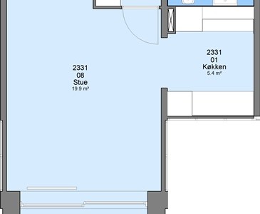 Lejlighed 40 m2 lejlighed på Ahorn Alle Lejlighed 40 m2 lejlighed på Ahorn Alle