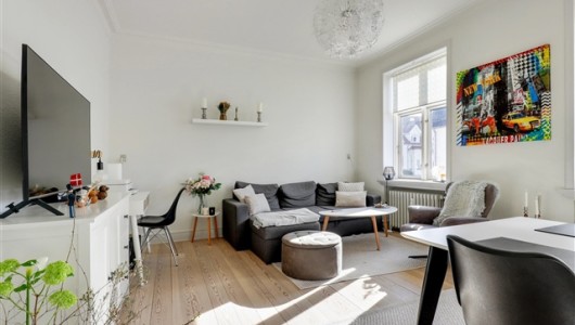 Lejlighed Fin og lys 2-værelses i stueplan i Finlandsgade