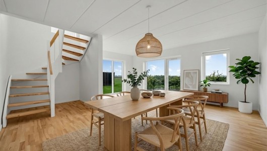 Hus/villa Indflytningsklart 5-værelses rækkehus på 124 m2 med carport, 2 badeværelser og solrig terrasse – husdyr tilladt