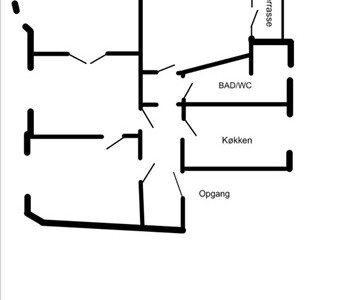 Lejlighed Dejlig lys lejlighed på 1.sal.