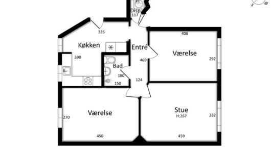 Lejlighed Veldisponeret Østerbro-lejlighed med attraktiv beliggenhed Lejlighed Veldisponeret Østerbro-lejlighed med attraktiv beliggenhed