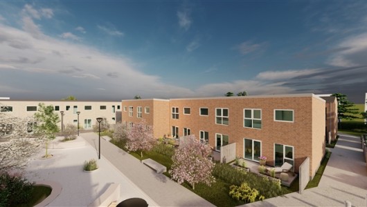 Hus/villa Indbydende nybygget rækkehus i Overlund – moderne komfort og masser af lys Hus/villa Indbydende nybygget rækkehus i Overlund – moderne komfort og masser af lys