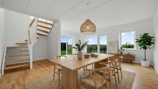 Hus/villa Indflytningsklart 5-værelses rækkehus på 124 m2 med carport, 2 badeværelser og solrig terrasse – husdyr tilladt