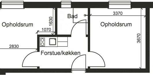 Værelse 27 m2 værelse i Viborg
