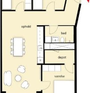 Værelse Room available in a three bedroom apartment Værelse Room available in a three bedroom apartment