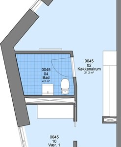 Lejlighed Ungdomsbolig på 49 m2 til 4.192 kr. Lejlighed Ungdomsbolig på 49 m2 til 4.192 kr.