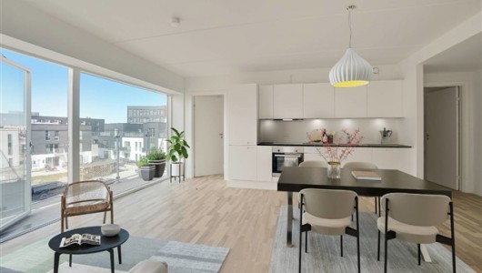 Lejlighed Egedal Stationsby - Dejlig 3-værelses lejlighed med stor terrasse