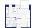 Lejlighed Munkebjergvænget, 40 m2, 1 værelser, 5.099 kr.