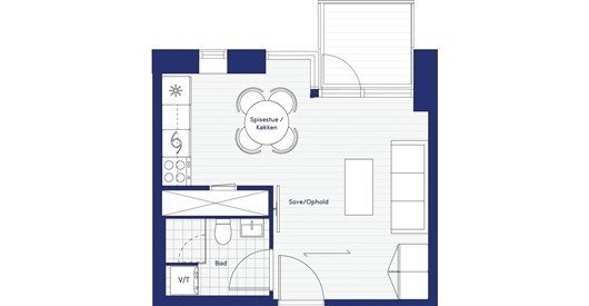 Lejlighed Munkebjergvænget, 40 m2, 1 værelser, 5.099 kr. Lejlighed Munkebjergvænget, 40 m2, 1 værelser, 5.099 kr.