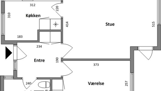 Lejlighed Vindingsvej, 63 m2, 2 værelser, 5.404 kr. Lejlighed Vindingsvej, 63 m2, 2 værelser, 5.404 kr.