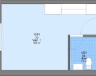 Værelse 1 værelse på 34 m2