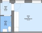Lejlighed 1 værelses lejlighed på 25 m2