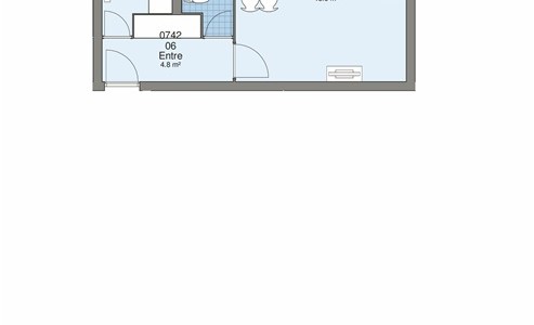 Lejlighed 1 værelses lejlighed på 41 m2