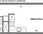 Lejlighed 1 værelses lejlighed på 43 m2