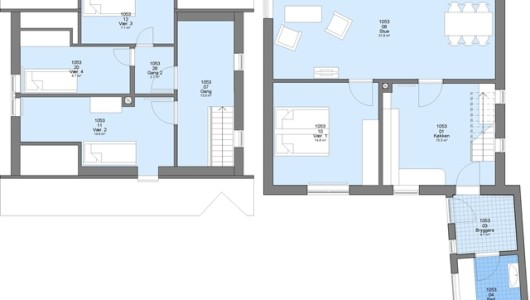 Lejlighed 4 værelses lejlighed på 120 m2
