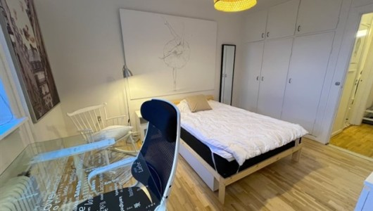 Værelse Bright furnished room, with large common area