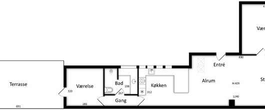 Lejlighed Super central og egen tagterrasse Lejlighed Super central og egen tagterrasse