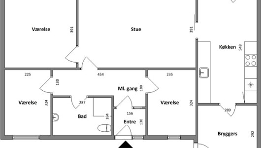 Lejlighed 103 m2 lejlighed på Mosevænget Lejlighed 103 m2 lejlighed på Mosevænget